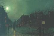 Atkinson Grimshaw View of Heath Street by Night oil painting picture wholesale